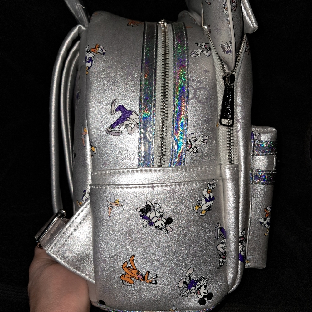 Disney 100th Loungefly Mini Backpack - Picture 4 of 6
